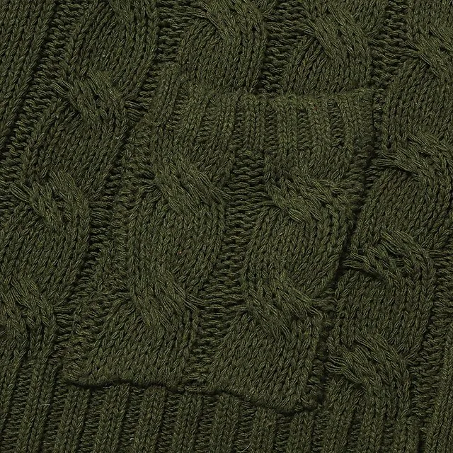 Women's Cardigan Pocket Knitted Button Solid Color Casual Chunky Long Sleeve Regular Fit Sweater Cardigans Open Front Fall Winter Dark powder Blue Army Green