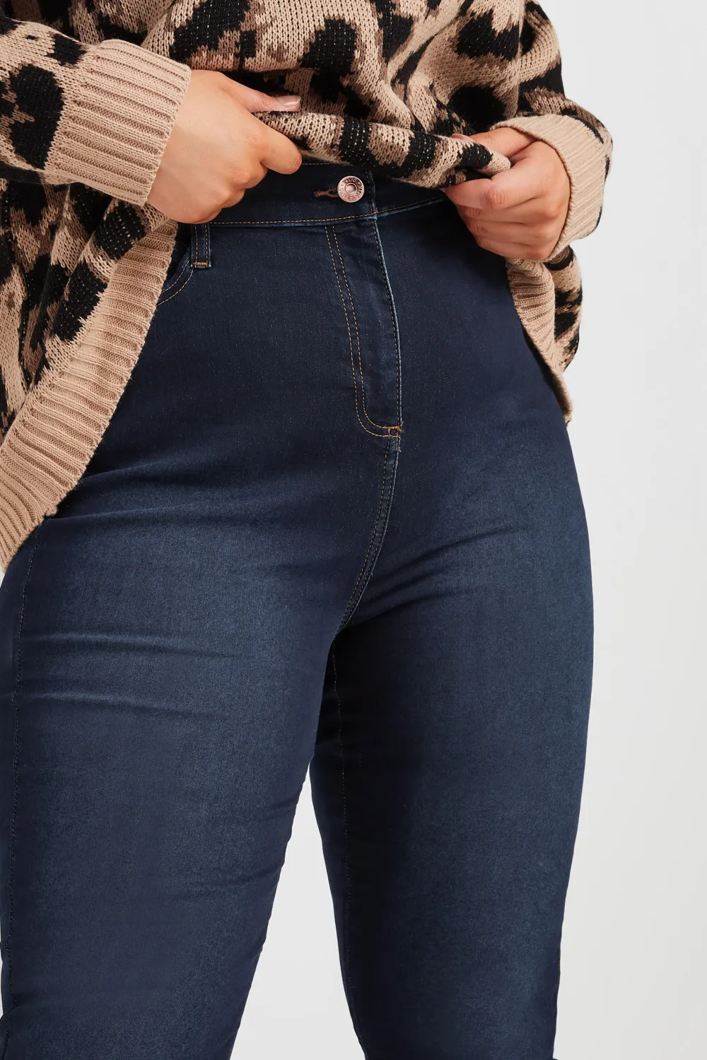 YOURS FOR GOOD Curve Black Skinny Stretch AVA Jeans