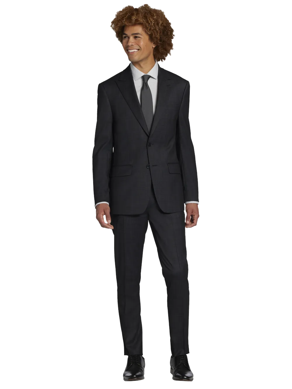 Calvin Klein Slim Fit Wool Blend Peak Lapel Suit jacket