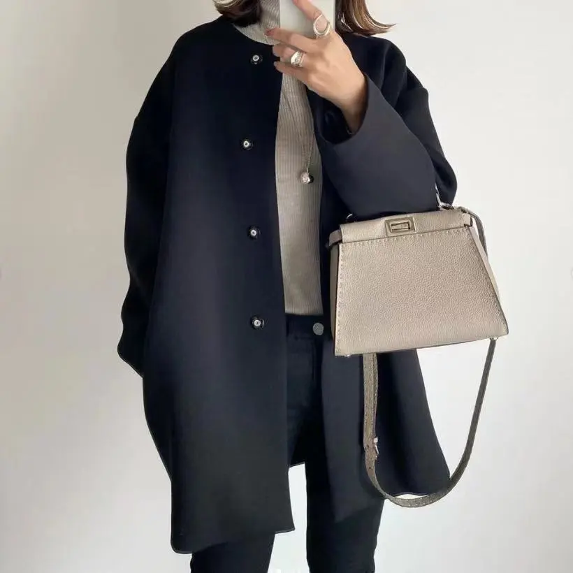 Elegant straight-fit loose casual jacket