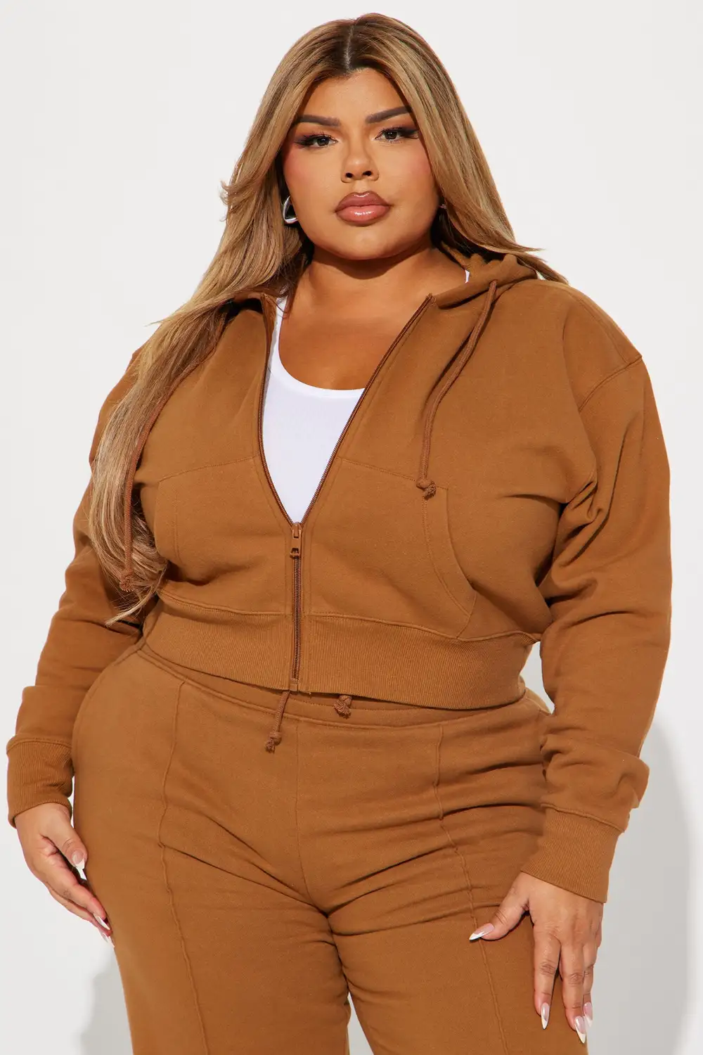 Stayin' In Sweatsuit - Cognac
