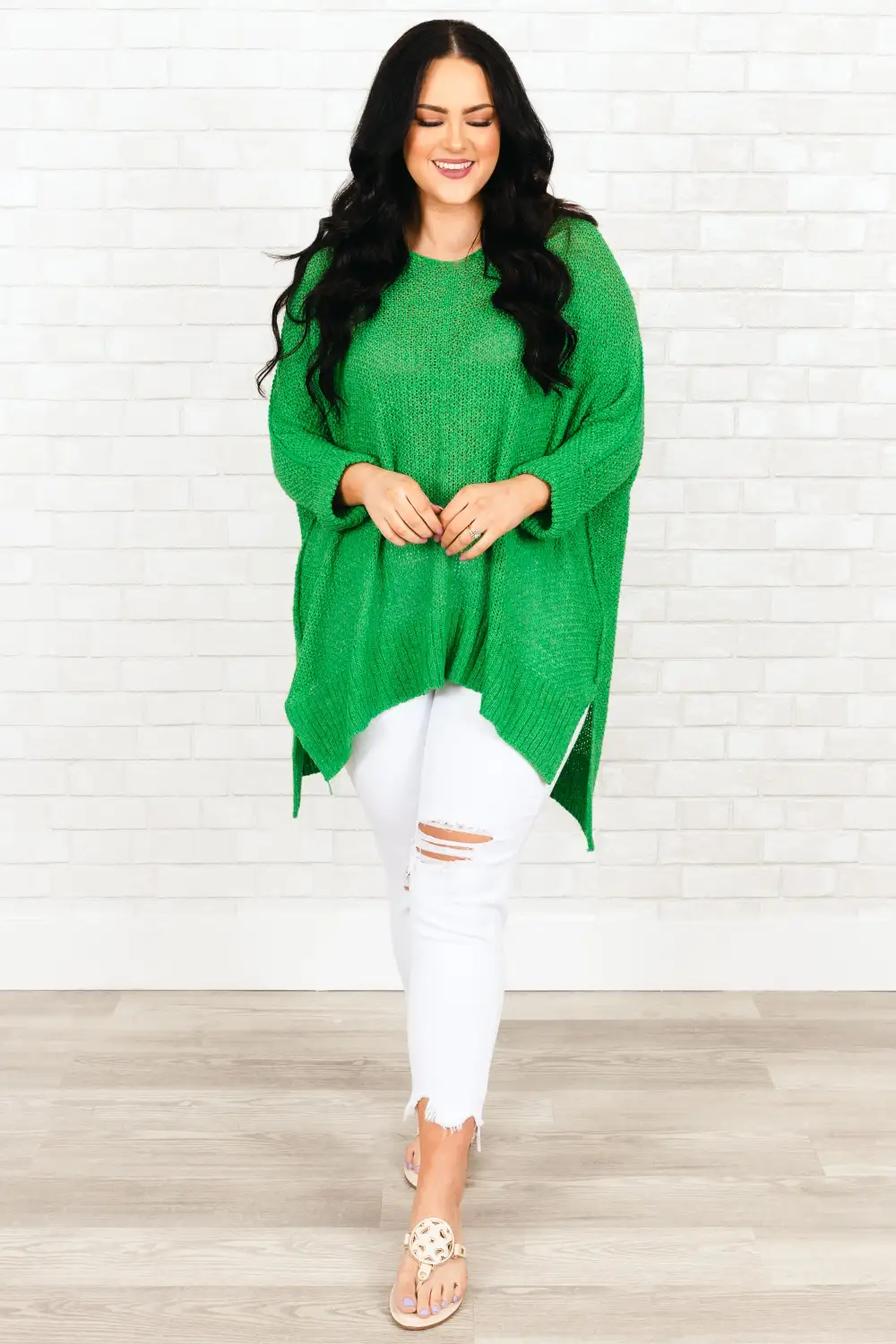 Undeniably In Love Sweater, Green