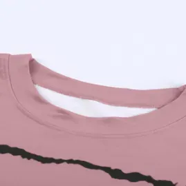 Round Neck Striped Long Sleeve T-shirt