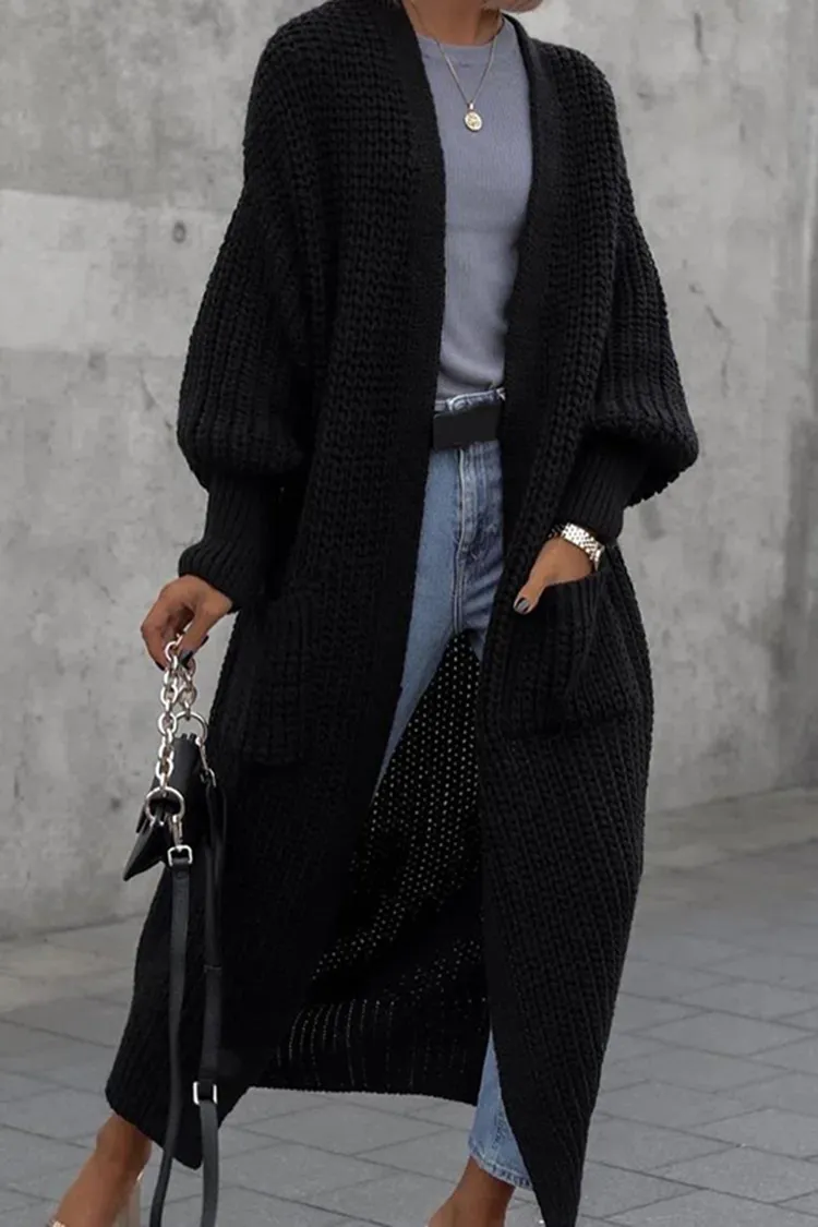Casual Long Sleeve Sweater Cardigan