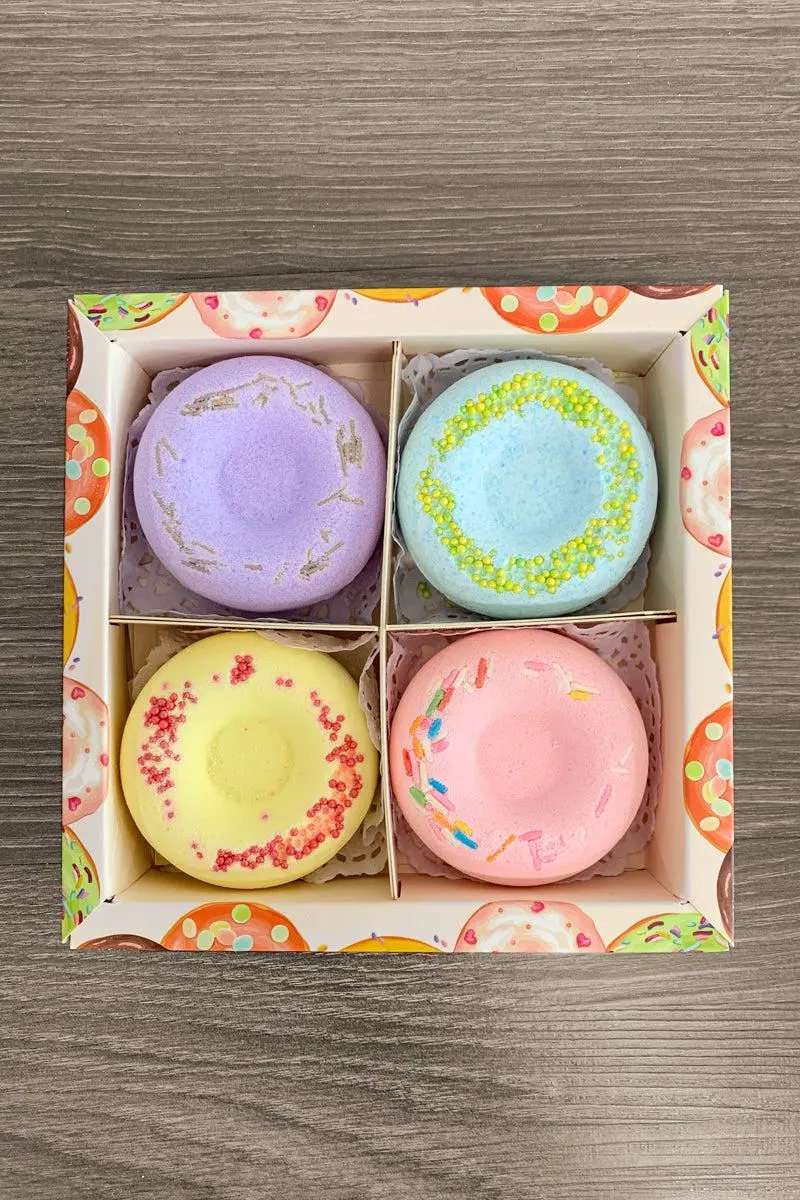 Donut Bath Bomb - Set of 4