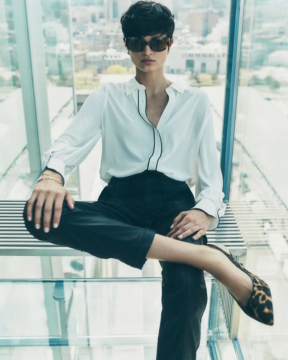Soft Shirt with Piping