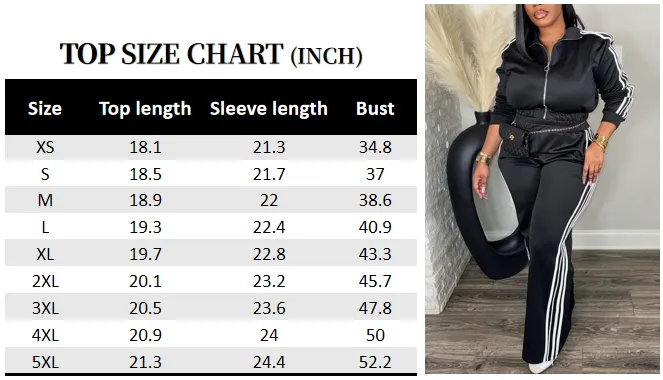 Casual Long Sleeve Zip Up Jacket & Pants Set