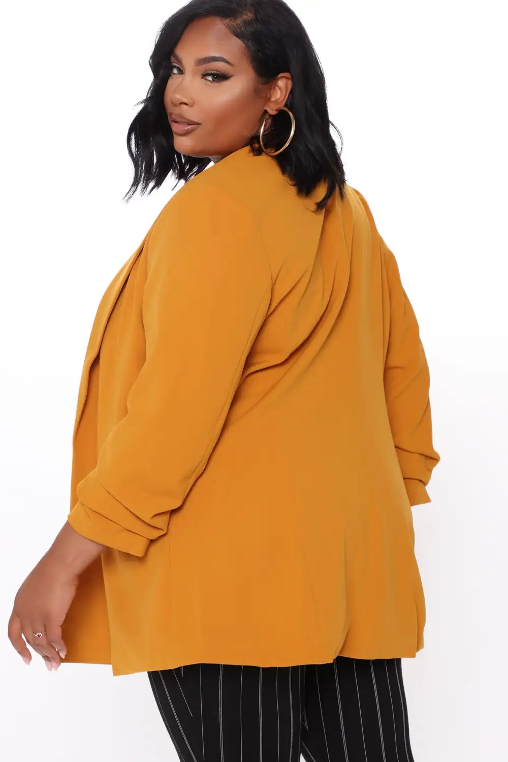 The Celine Blazer - Mustard