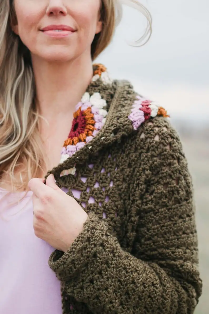 Seamless Cardigan Crochet Pattern