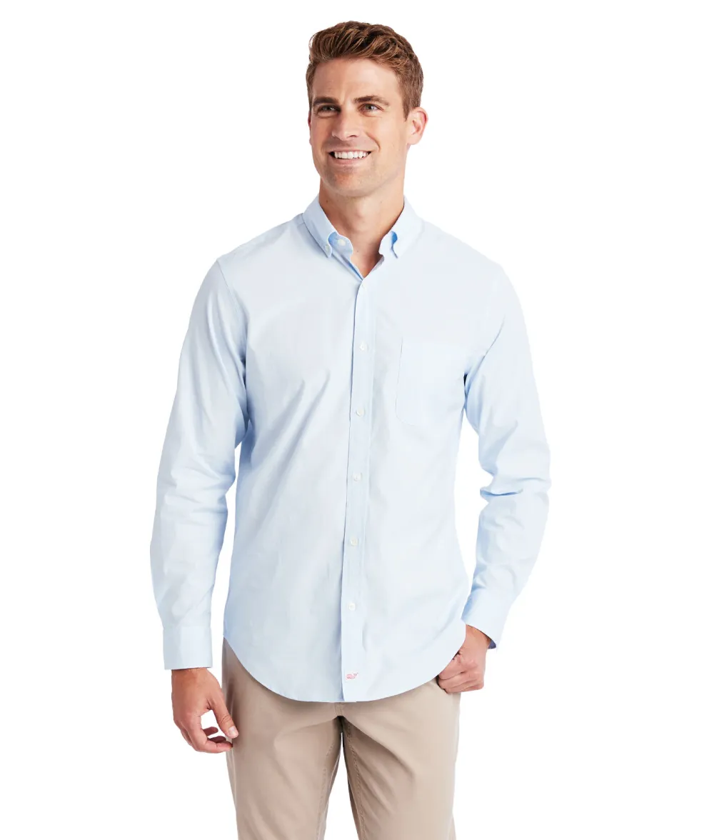 Stretch Poplin Solid Shirt