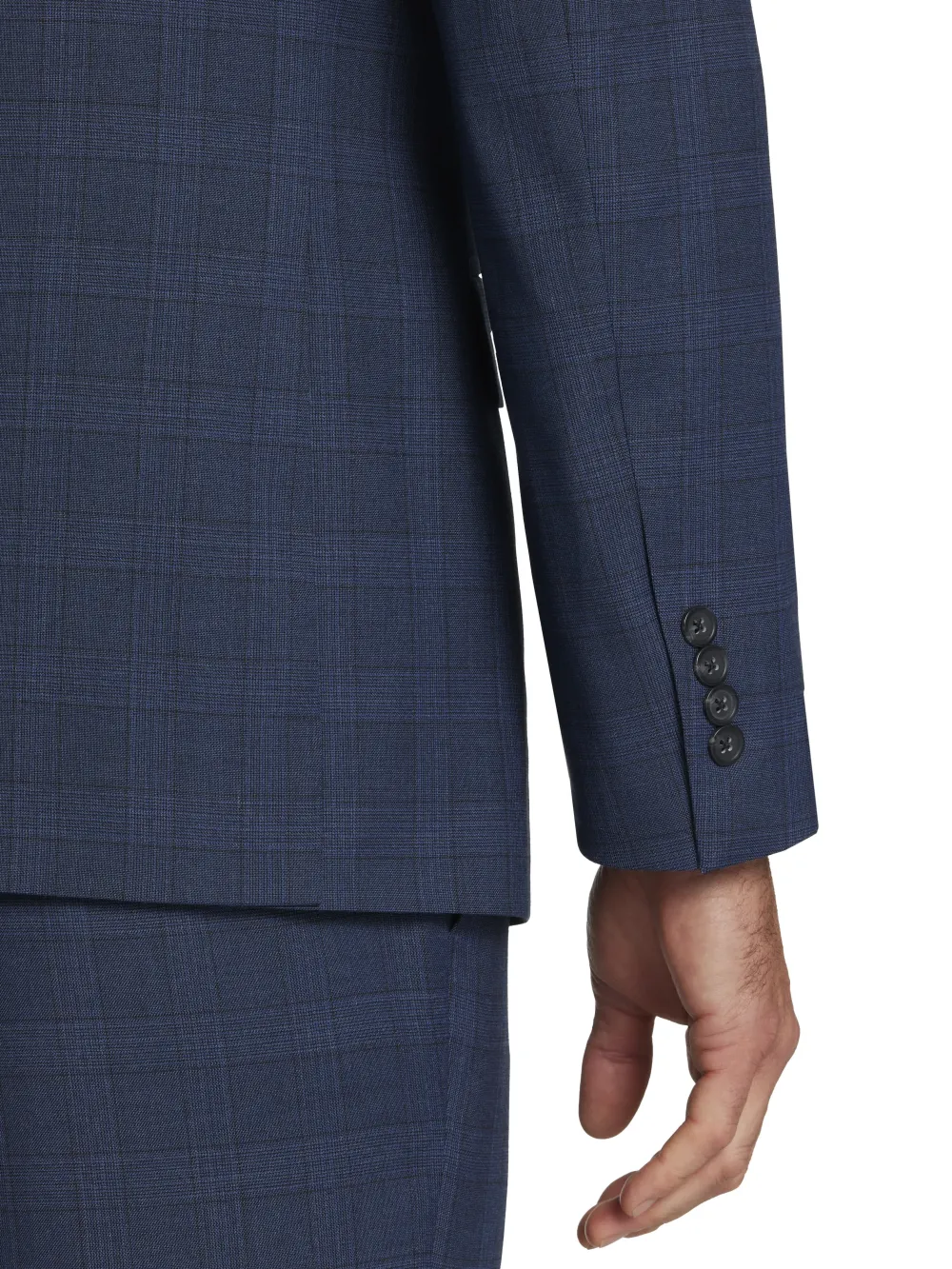 Pronto Uomo Modern Fit Plaid Suit