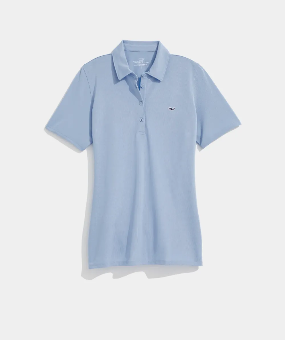 Women's Solid Pique Polo