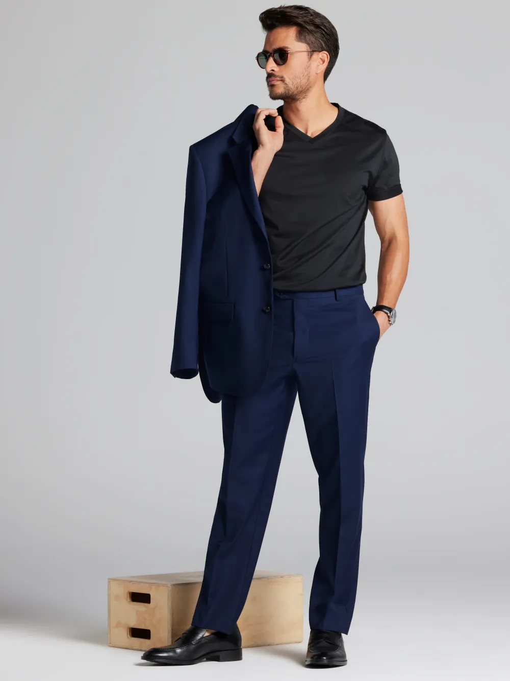 Joseph Abboud Classic Fit Wool Blend Suit Jacket