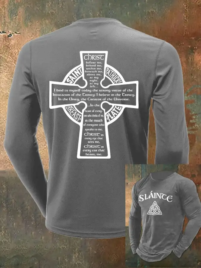 Men's St. Patrick's Day Health Print T-shirt