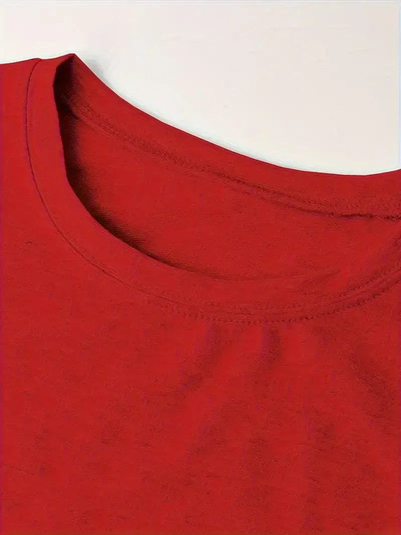 💕Valentines Day💕 Casual Long Sleeve Crew Neck Letter Print Pullover Sweatshirt