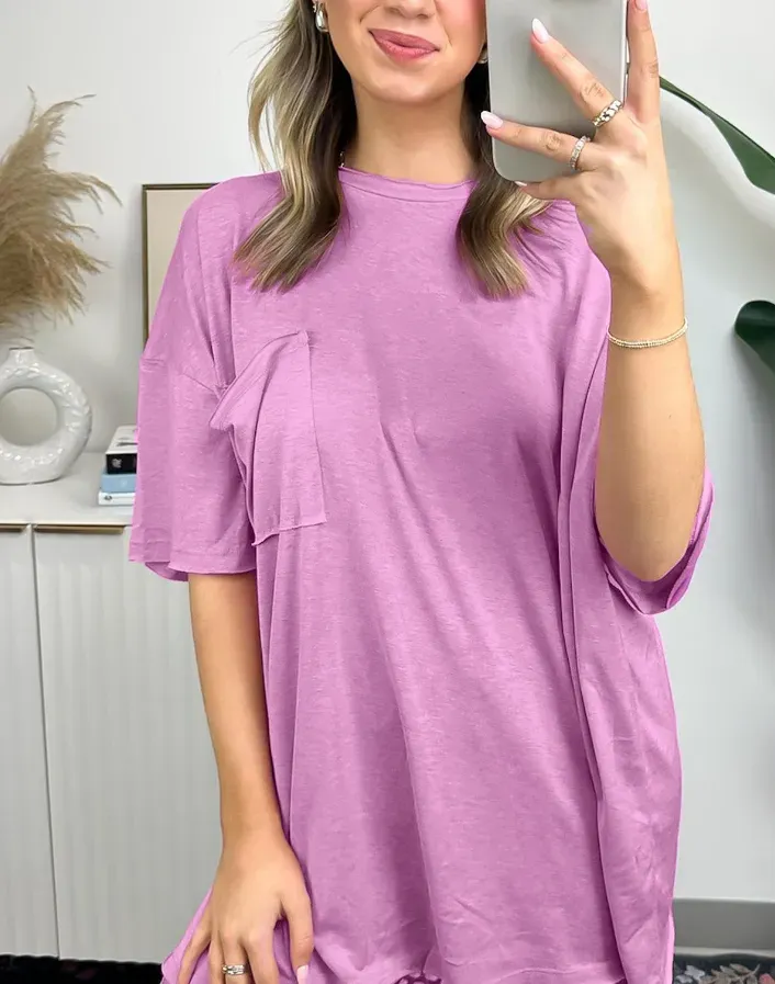 Women'S Raw Edge Boxy Tee