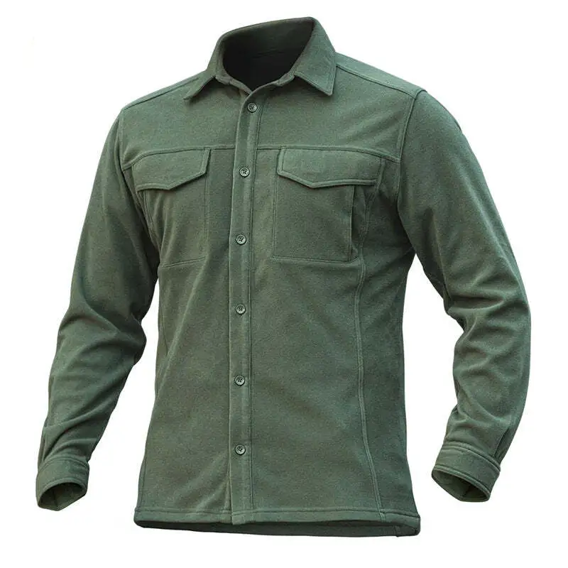 Archon Tactical Men's Long Sleeve Shirt - Stretch Fabric, Warm Winter Jacke