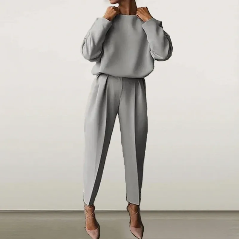 Women Solid Casual Suit Sets