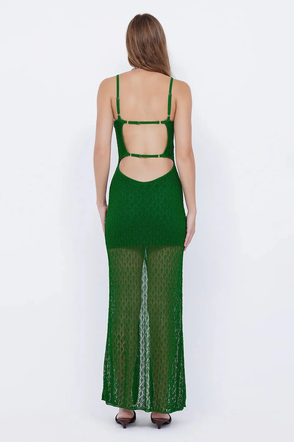 BACKLESS KNIT MAXI DRESS