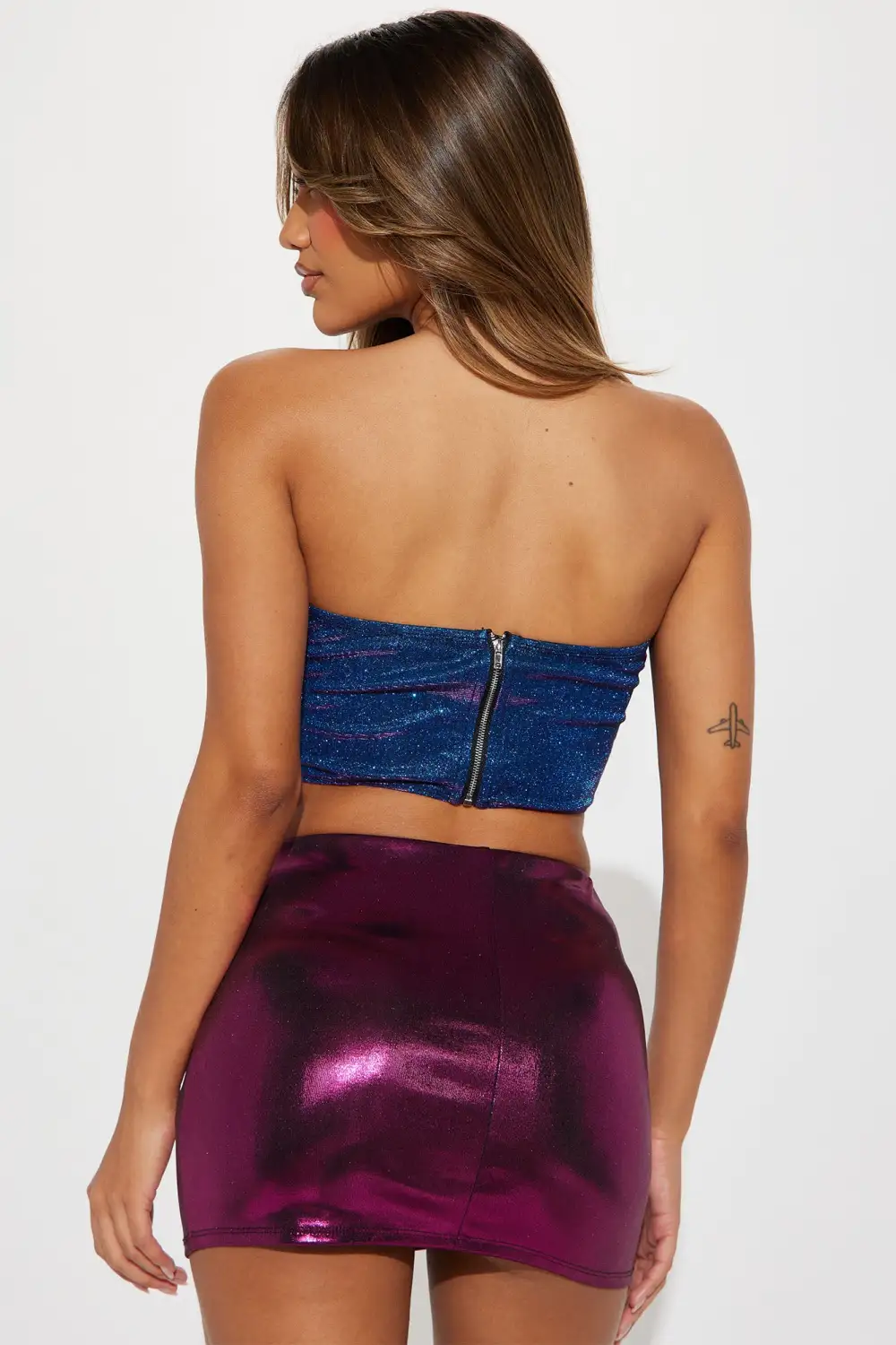 Highlight Of The Night Corset Top - Royal