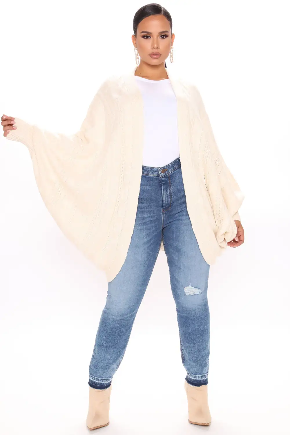 Give Me Cozy Feels Cardigan - Cream