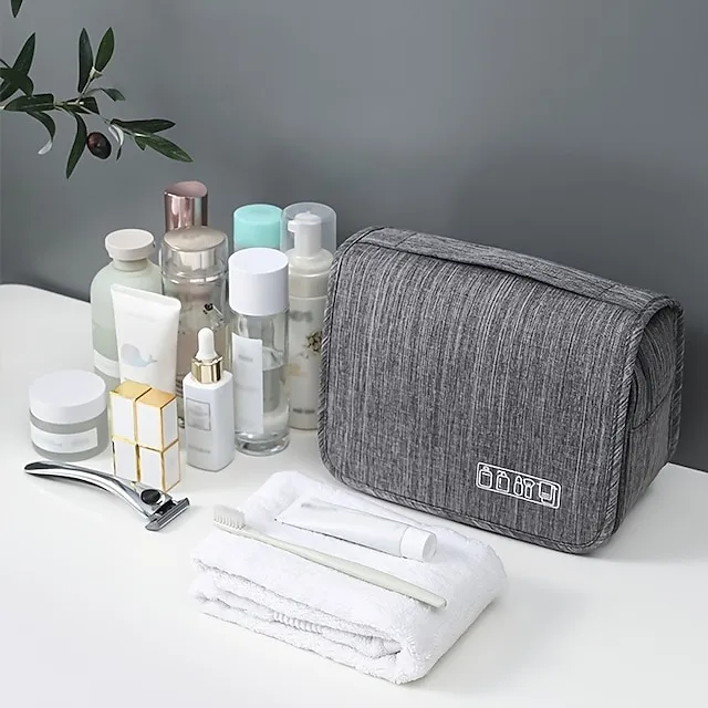 Hanging Toiletry Travel Bag Travel Cosmetic Organizer Accessories Storage Bag Waterproof Makeup Cosmetic Bag With Multi Pocket Bathroom Wash Bag