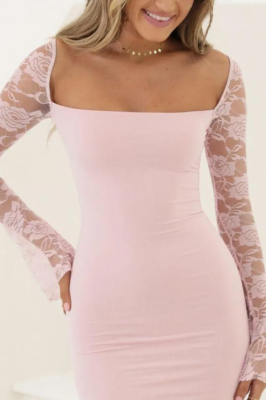 Lucy in the Sky Women's Dress-Pink