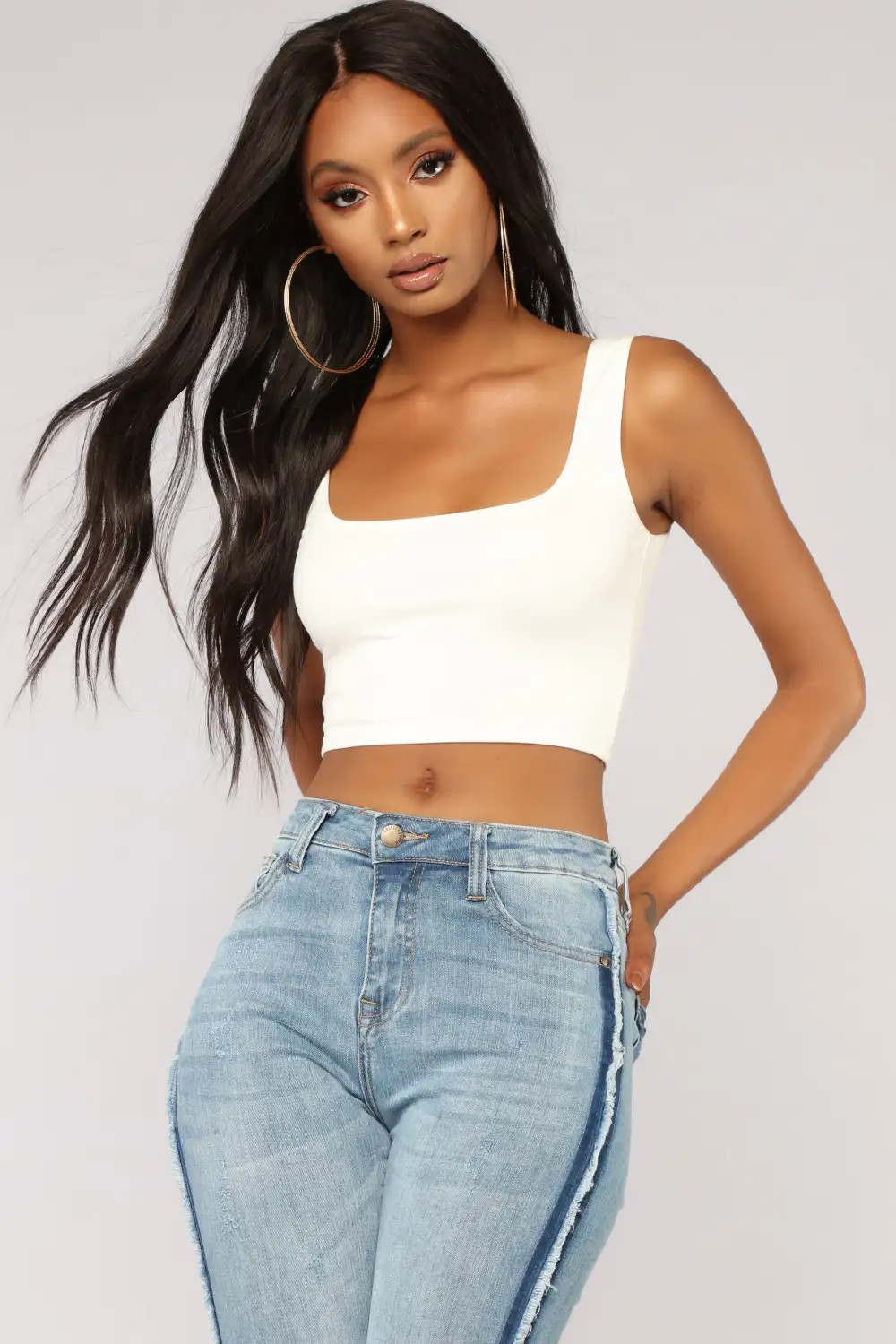 Anything But Square Tank - White