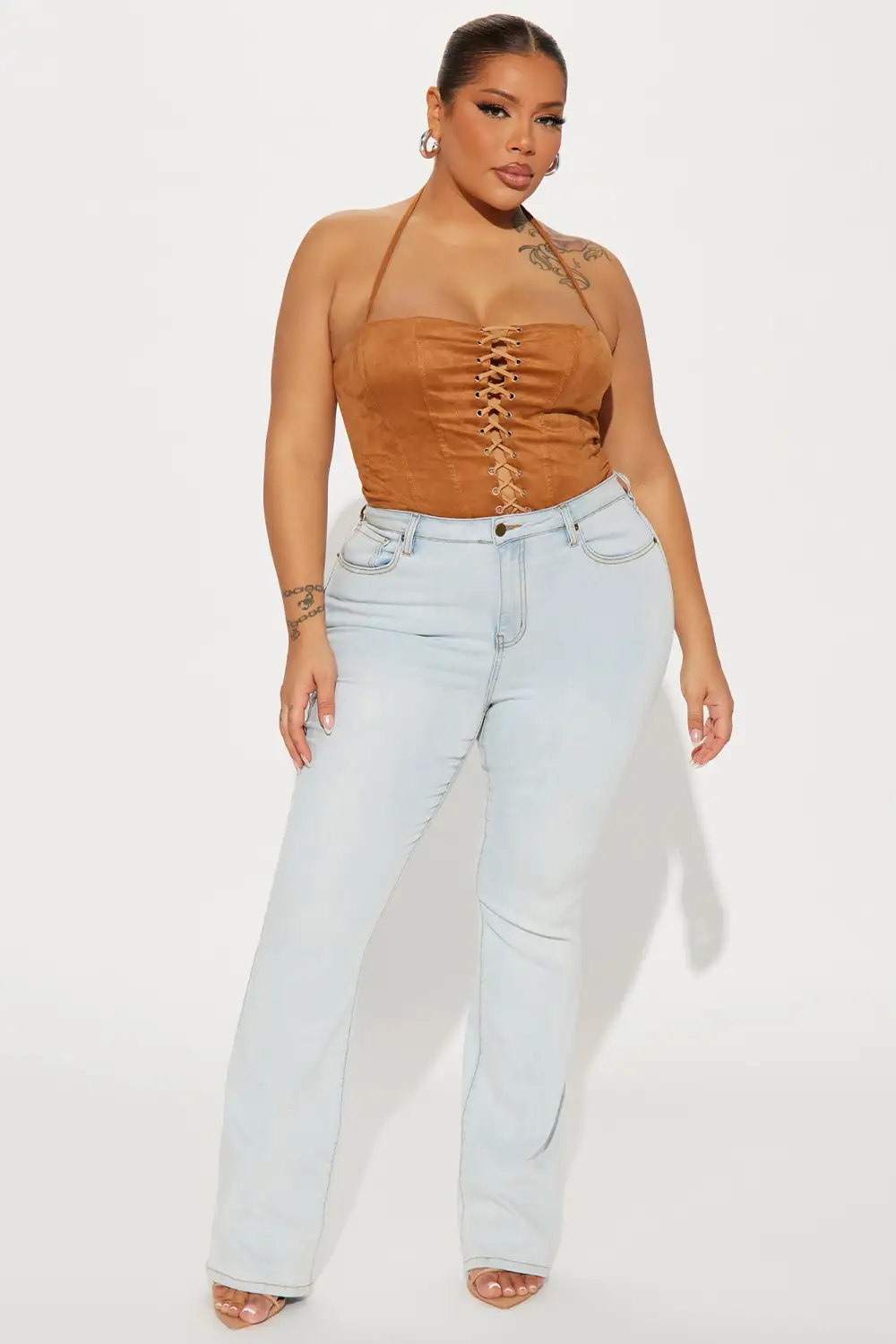 Flex Game Soft Stretch Bootcut Jeans - Light Wash