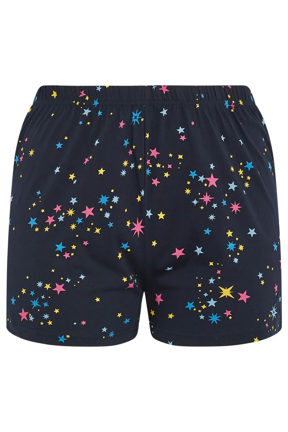 YOURS 4 PACK Curve Navy Blue Star Print Pyjama Set