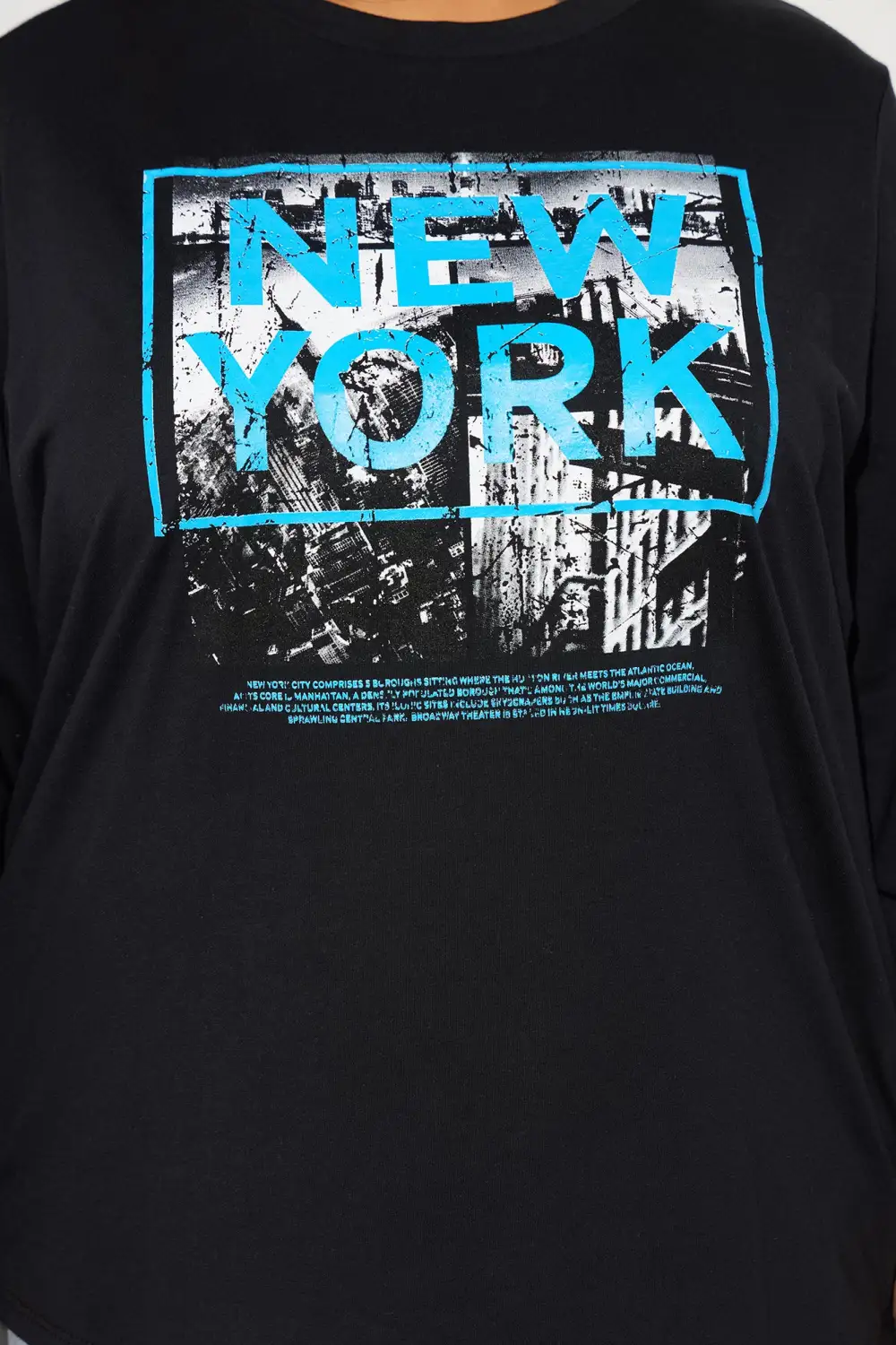 Meet Me In NY Tee - Black