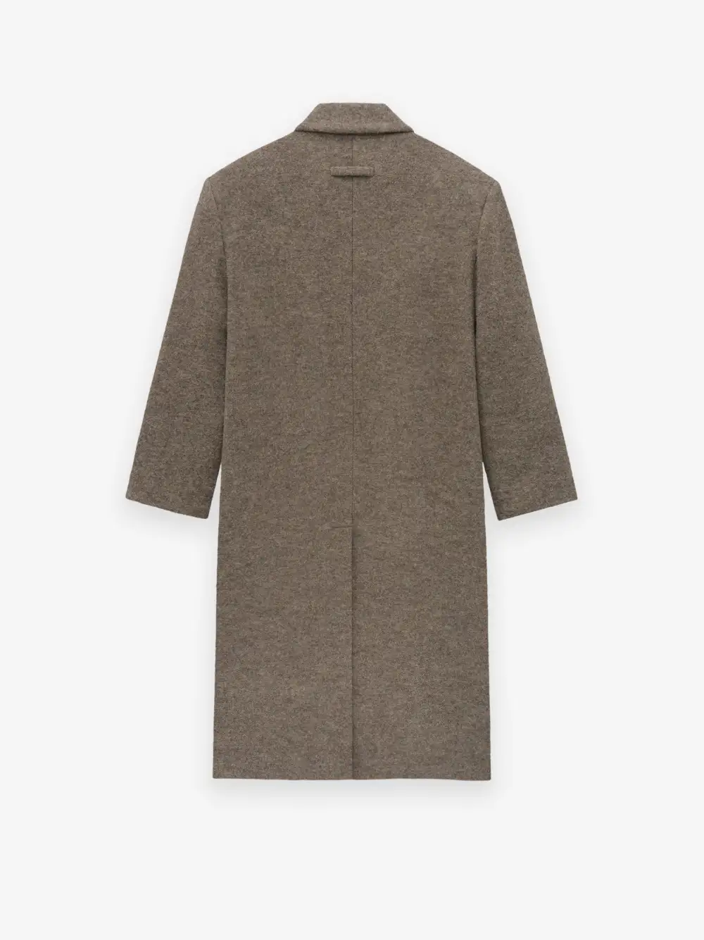 Boiled Wool Relaxed Overcoat