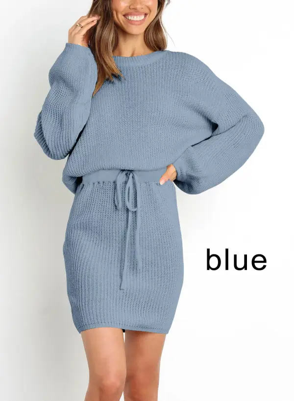 Knit Balloon Sleeve Set
