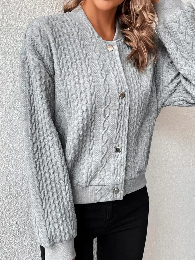 Stand Collar Loose Casual Jacket