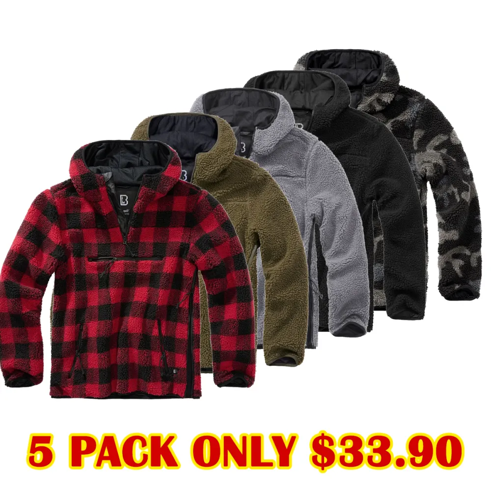 Teddy Fleece Worker Pullover