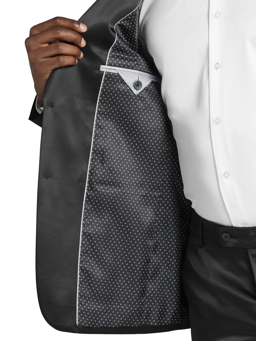 Egara Skinny Fit Shiny Suit Jacket