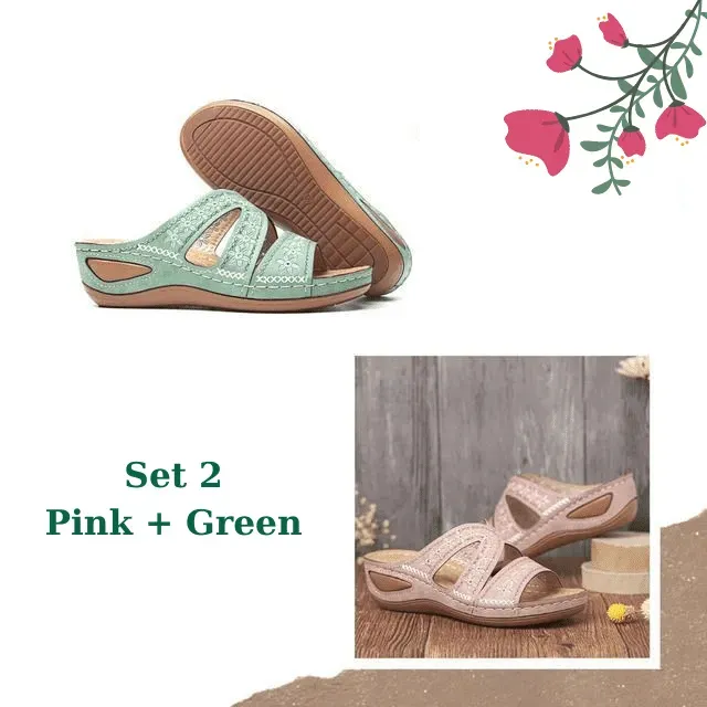 (Buy More and Save More💥)Premium Orthopedic Thick Platform Slipper Sandals