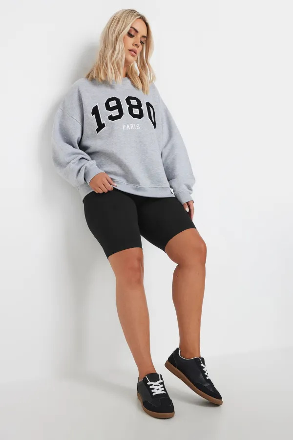 YOURS FOR GOOD Curve White Essential Cotton Stretch Cycling Shorts