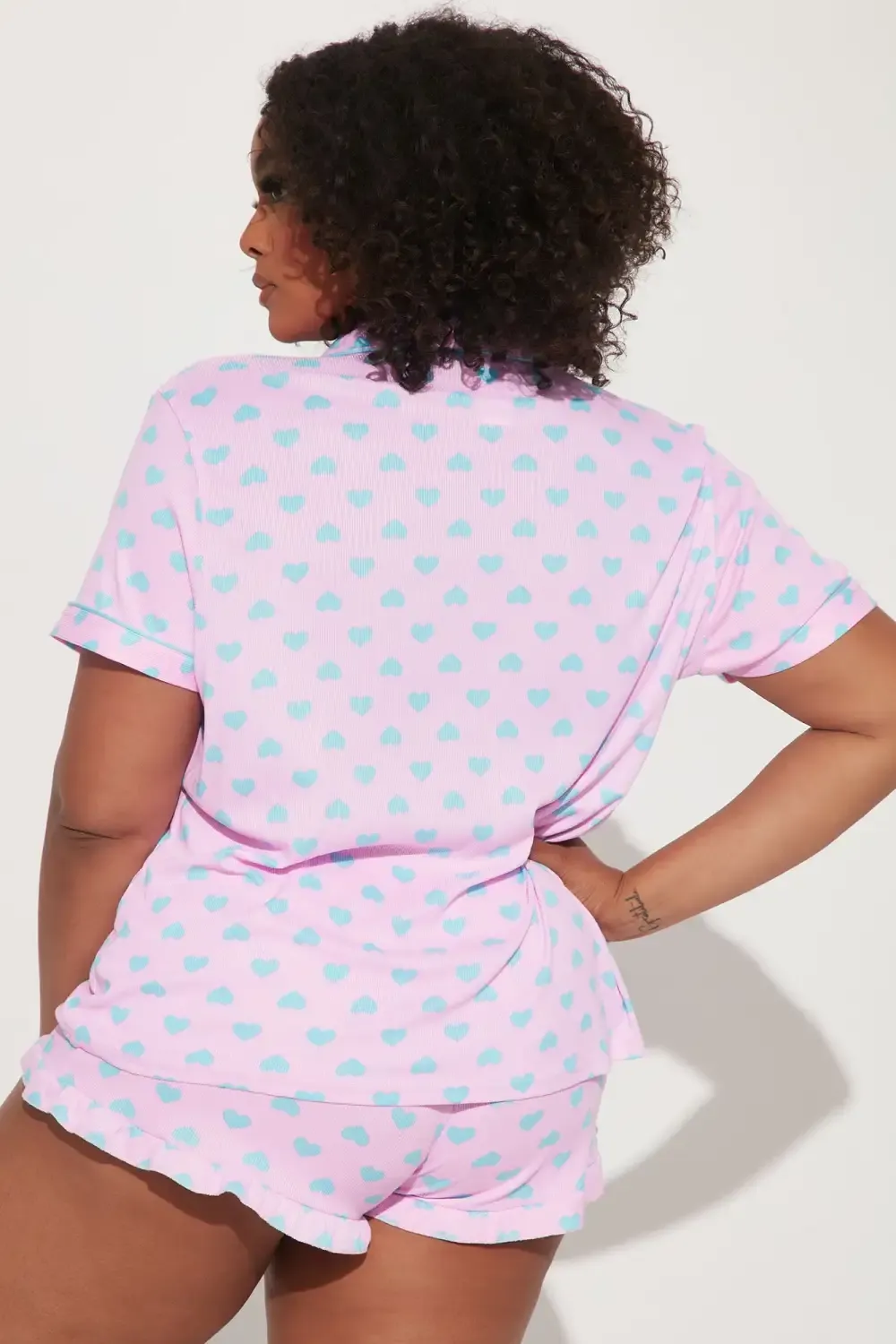 Angel In Your Dreams PJ Short Set - Pink/combo