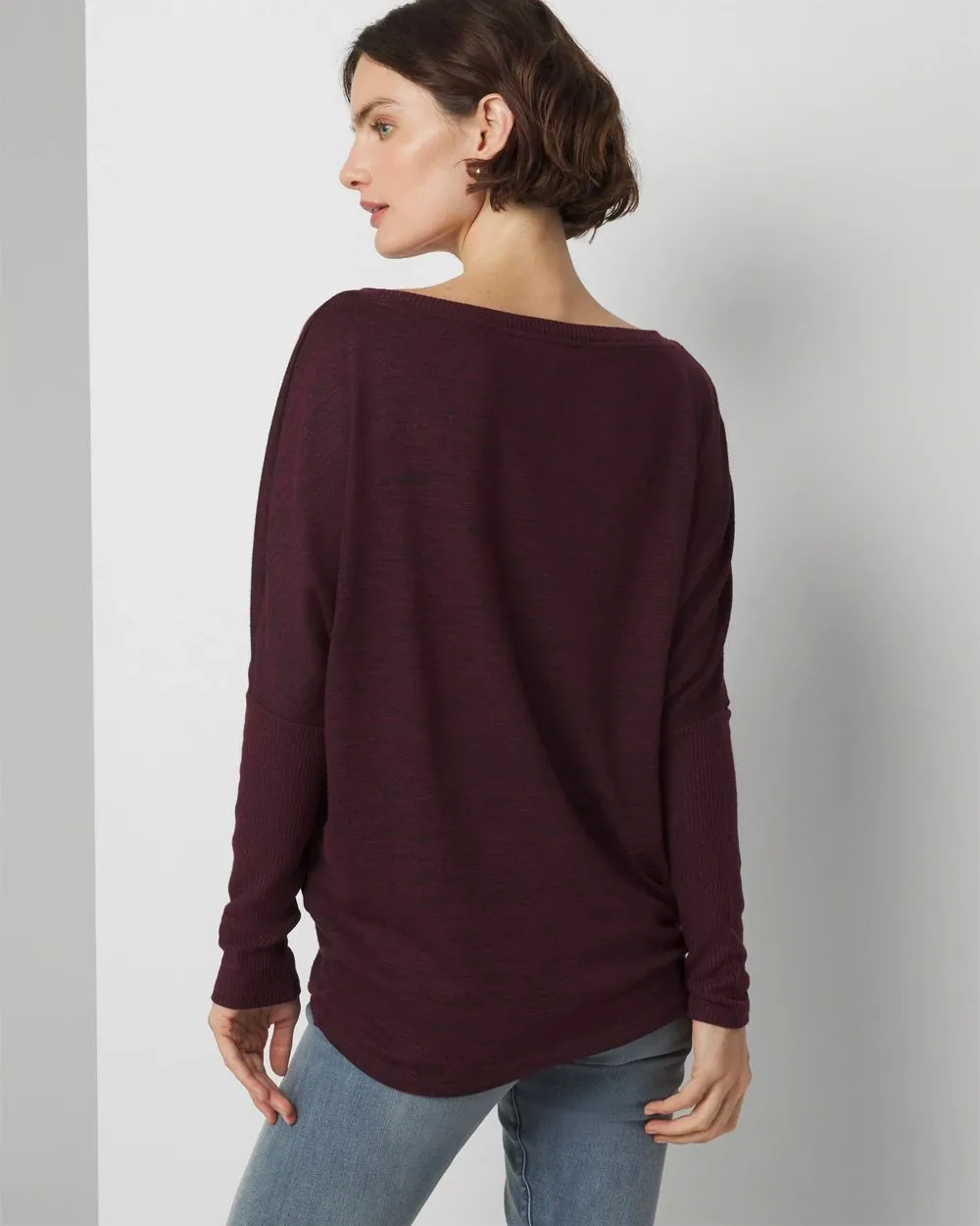 Long Sleeve Ribbed Tunic