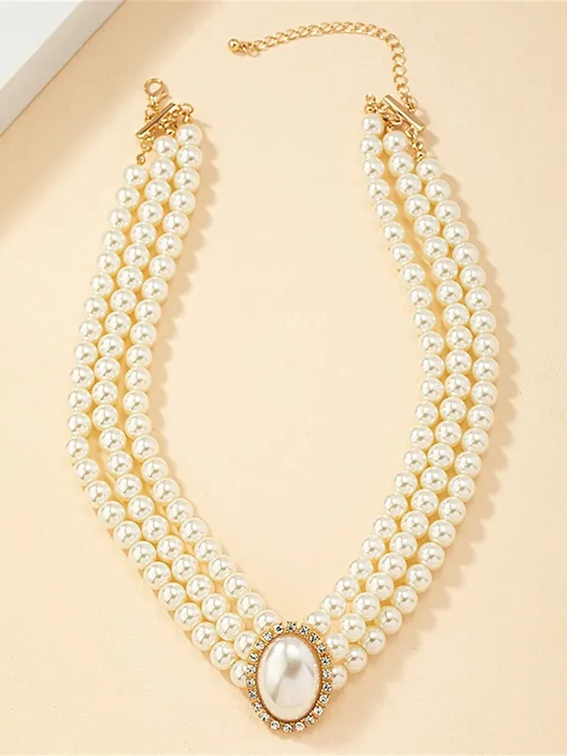 Women's necklace Fashion Wedding Geometry Necklaces