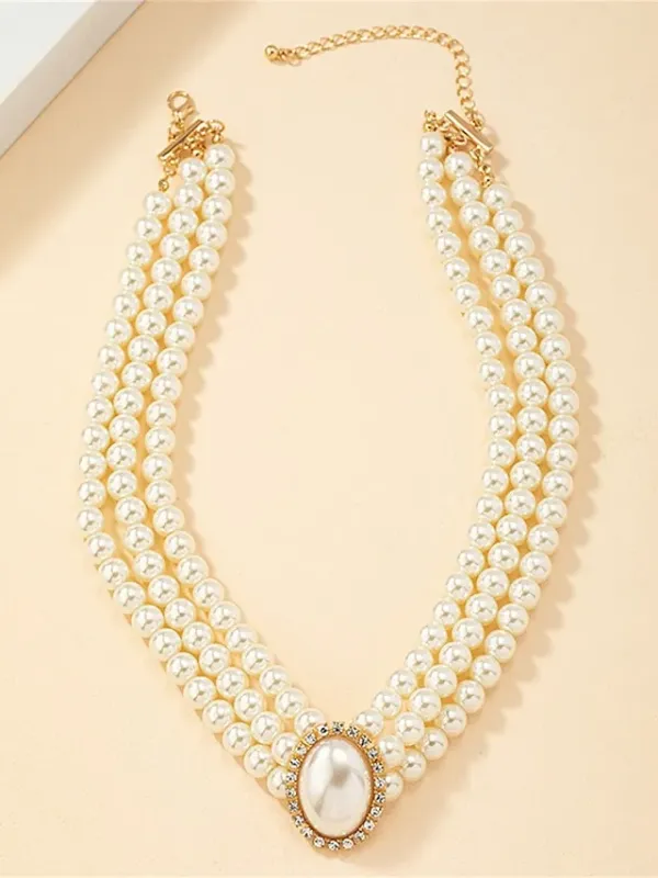 Women's necklace Fashion Wedding Geometry Necklaces