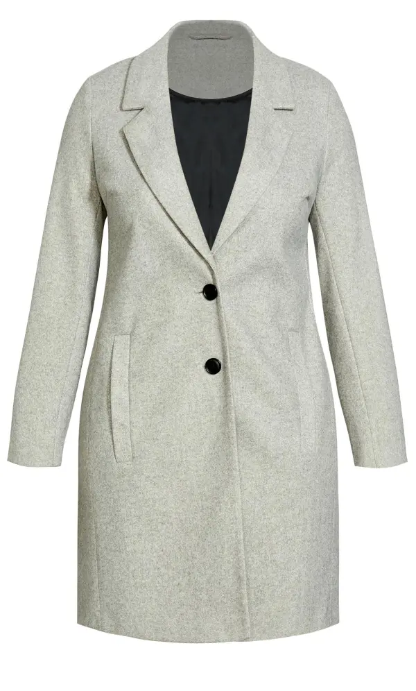 Evans Grey Formal Coat