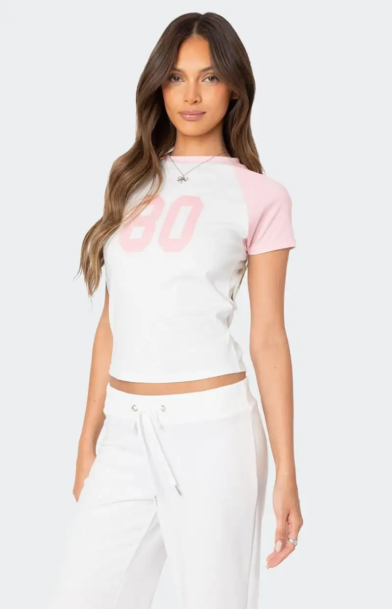 Edikted 80'S Raglan T-Shirt