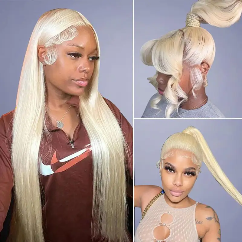 Invisi-Strap 613 Full Lace Wig | Snug Fit #613 Blonde Body Wave/Straight Full Lace Wig 100% Virgin Human Hair