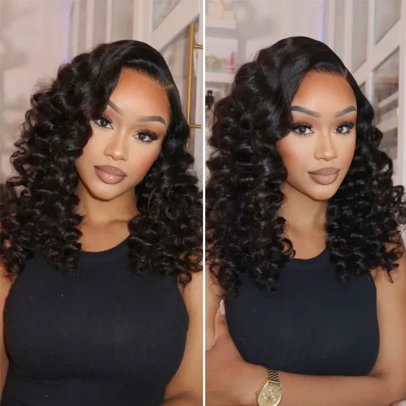 Sterly Bouncy Wand Curly Wig 7×6 / 13×6 Undetactable HD Lace Human Hair Wig