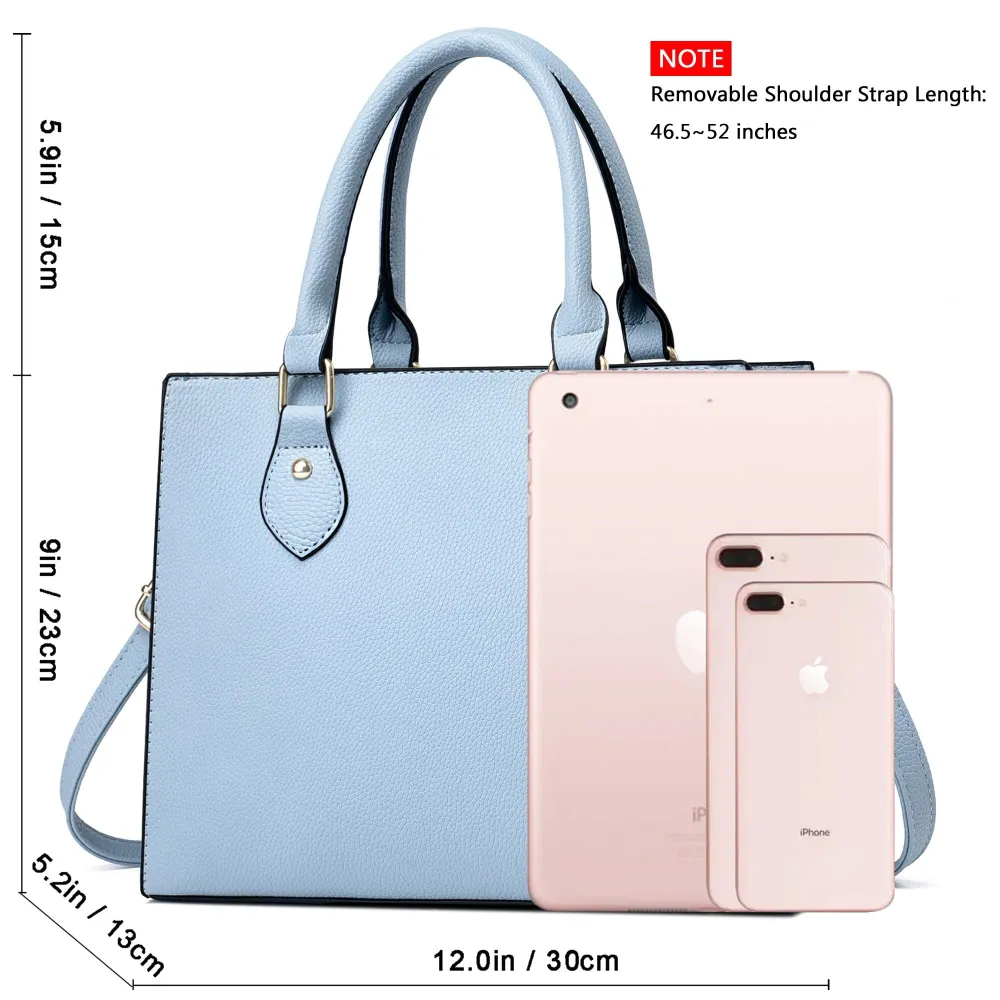 Crossbody Purses and Handbags for Women PU Leather Tote Top Handle Satchel Shoulder Bags