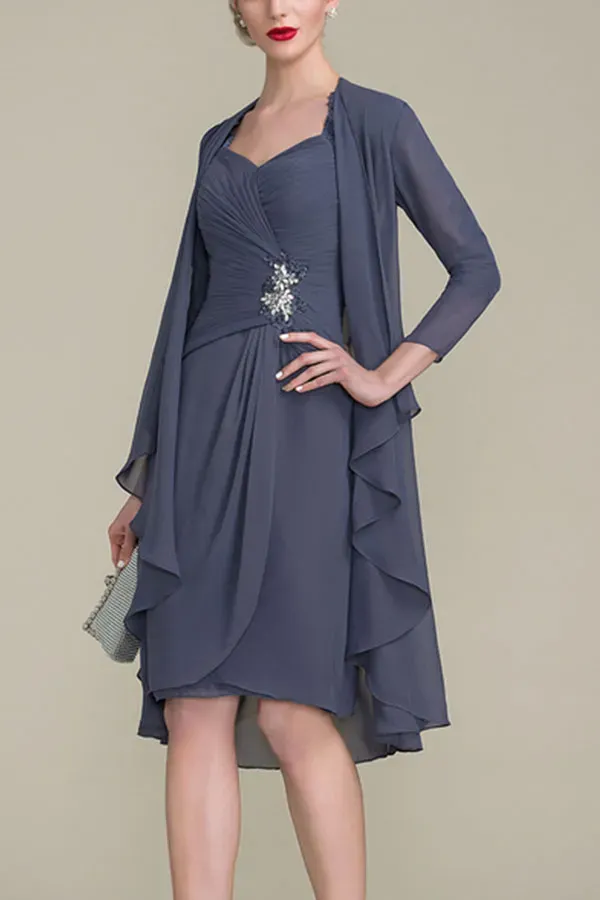 Waist Chiffon Simple Temperament Bridal Mother Dress