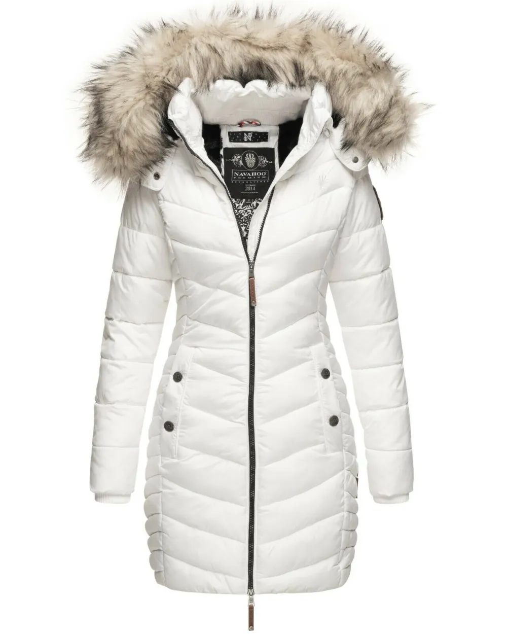 Fashion ladies parka coat