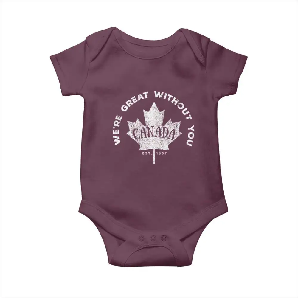 Canadian Were Great Without You Baby Onesie TS09